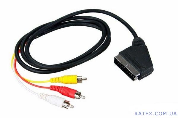  EURO  3RCA 1.2 m (IN - SCART / OUT - 3RCA)