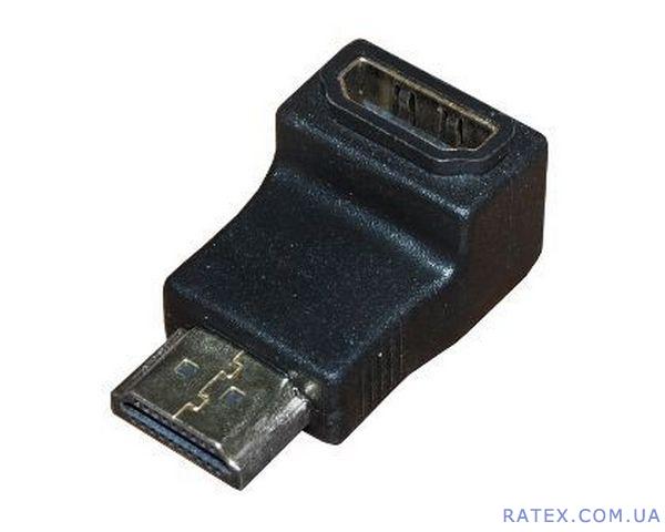  HDMI M -> HDMI F ( gold  90)(2-0301 / 02-01-001)